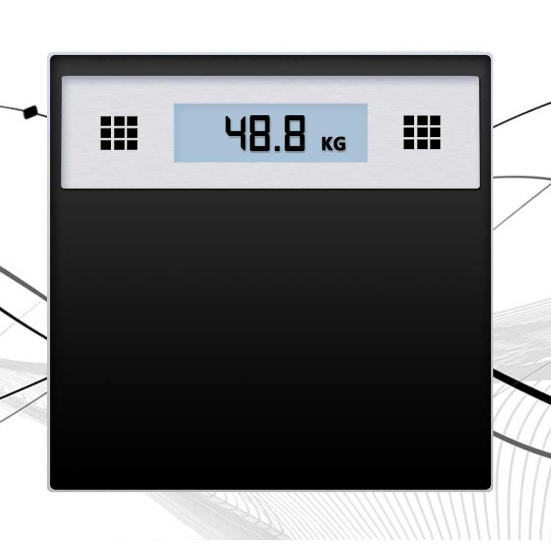 NNEAGS 180kg Electronic Talking Scale Weight Fitness Glass Bathroom Scale LCD Display Stainless