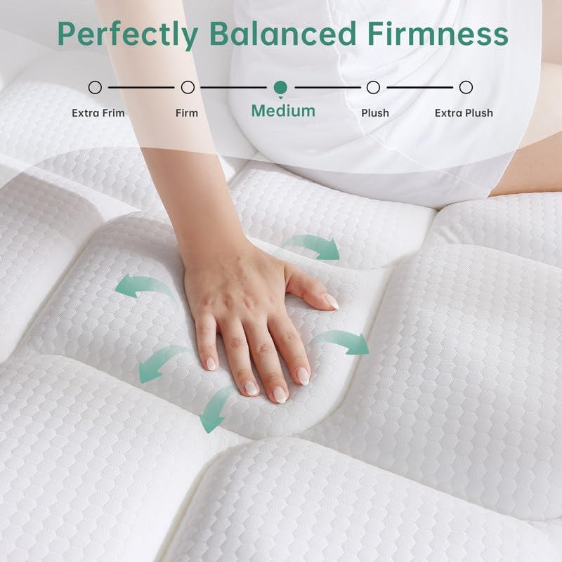 Full Size 10 Inch Hybrid Thermoregulating Mattress-3
