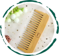 All-Natural Bamboo Hair Comb-0