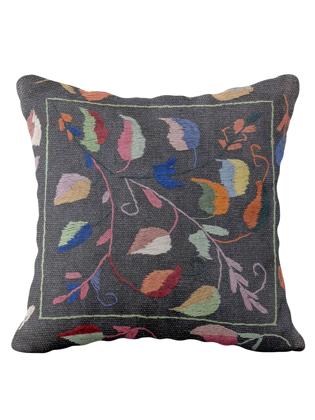 Suzani Hand Embroidered Cushion Cover - 45 x 45 cm