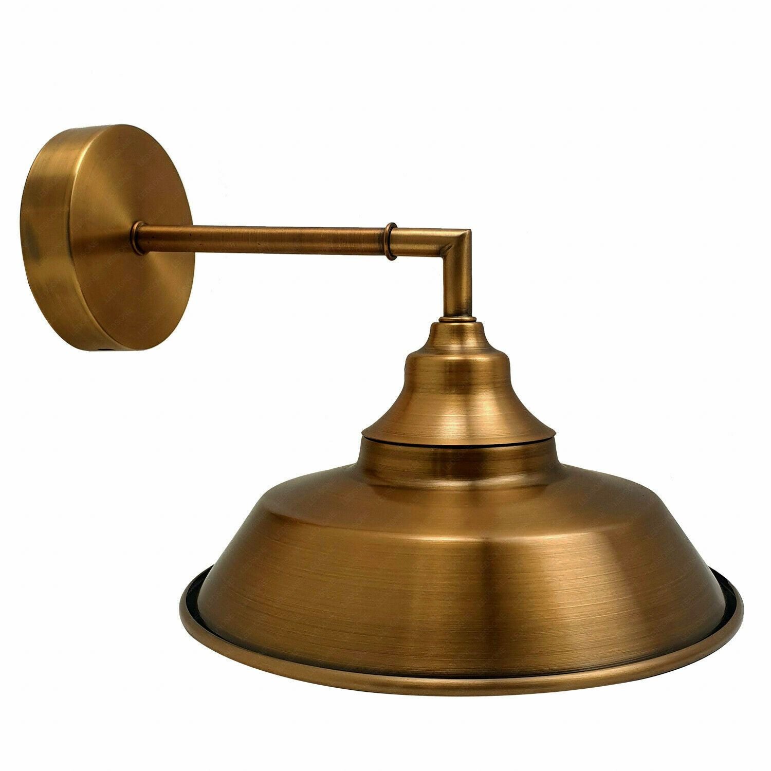 Industrial Vintage Retro Wall Lamp Indoor E27 Edison  Yellow Brass Lighting Sconces~3810