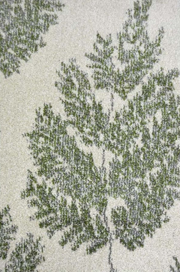 Villa Green Floral Rug