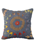 Suzani Hand Embroidered Cushion Cover - 45 x 45 cm