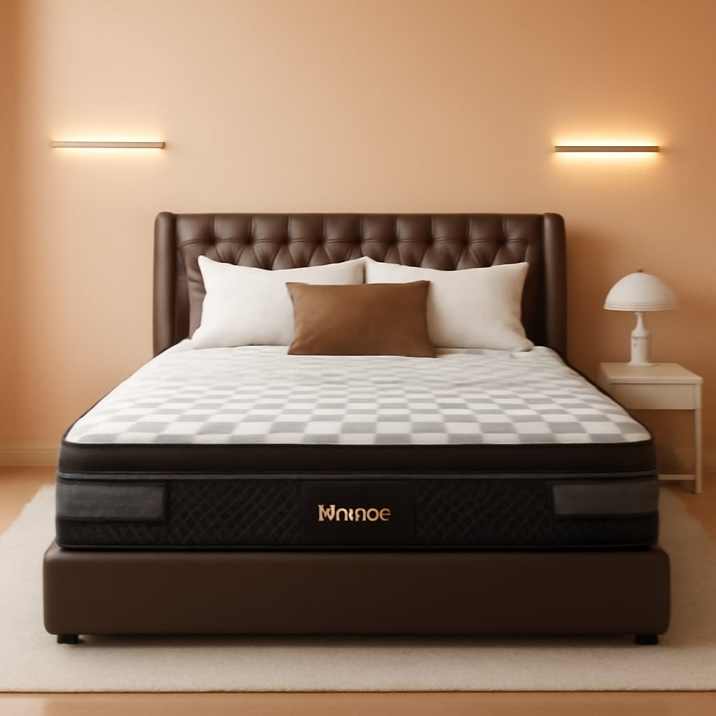 King 14 Inch Hybrid Memory Foam Mattress Certipur Certified-0