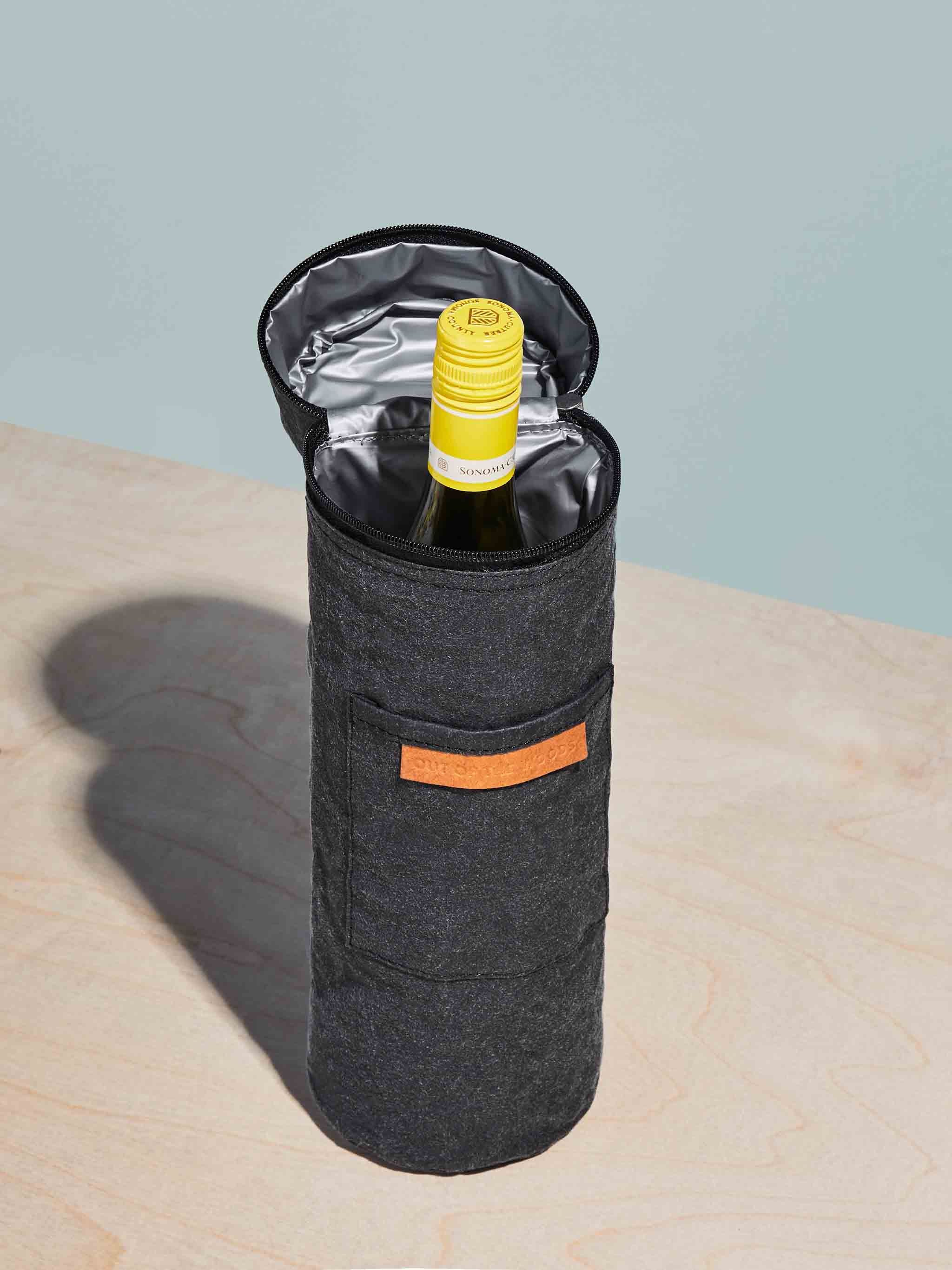 Insulated Wine & Spirits Cooler Tote Ebony-3