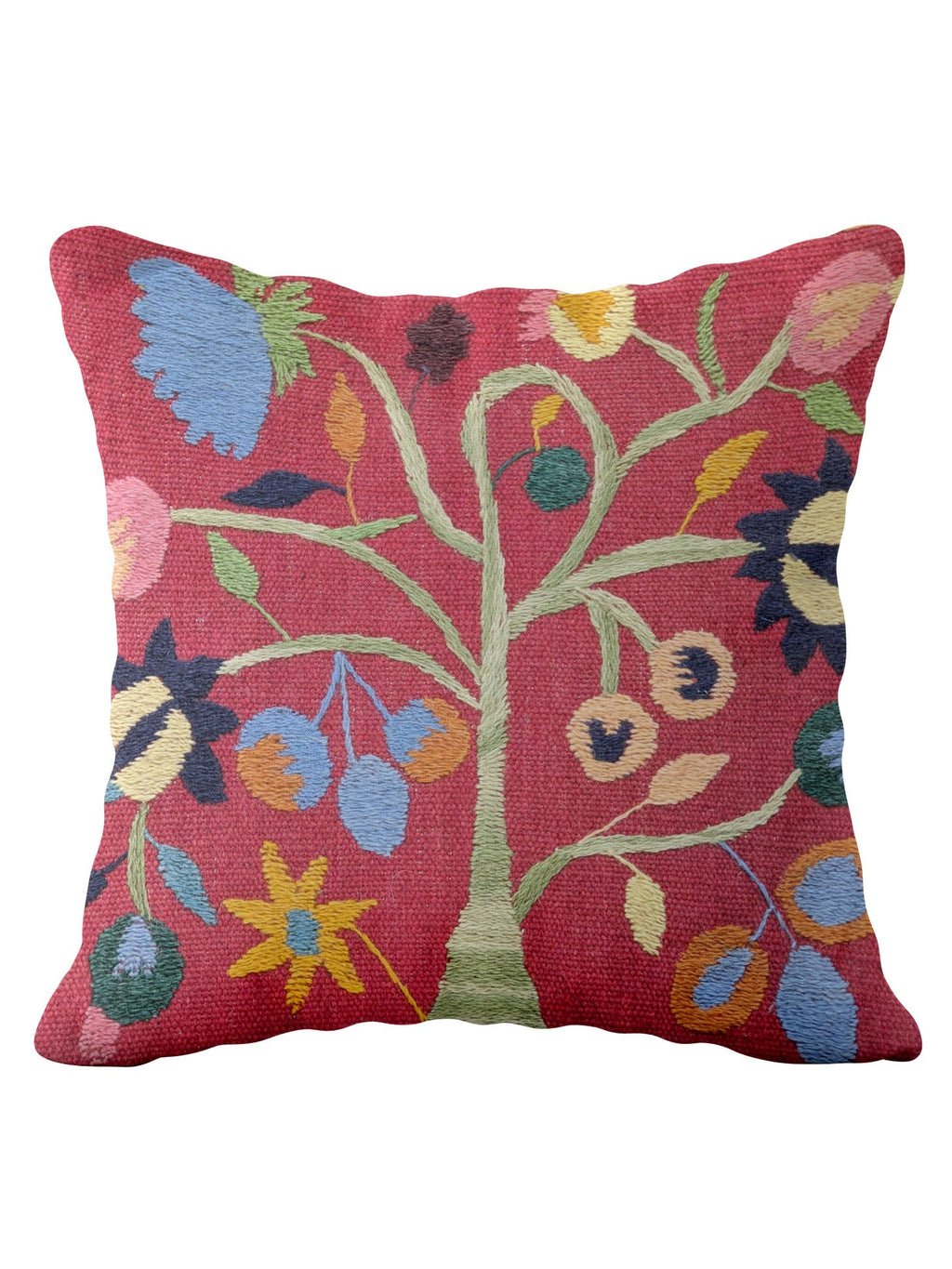 Suzani Hand Embroidered Cushion Cover - 45 x 45 cm