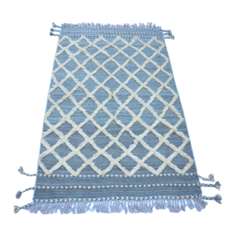 IKAT Sivas Blue Koi Kilim Rug