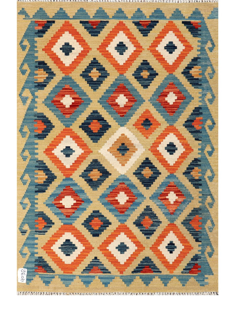 Maimana Afghanistan Kilim Rug - 146 x99 cm