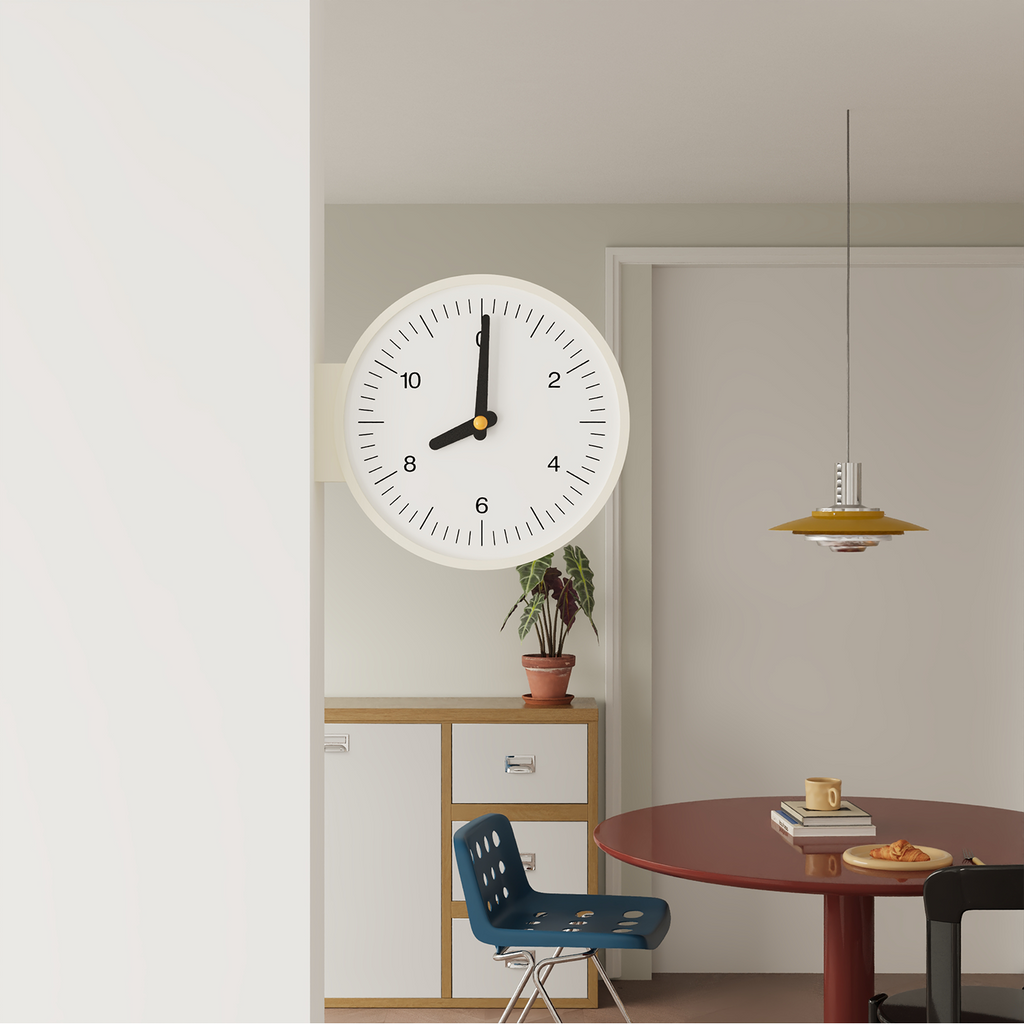 Minimalism Double-Sided Clock