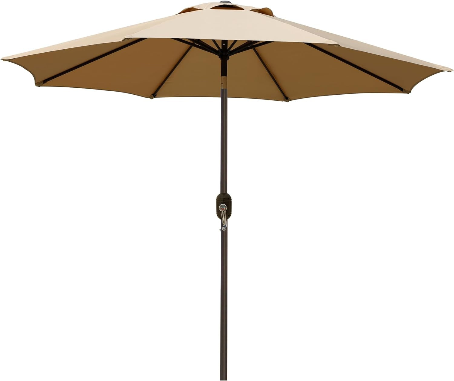9 Foot Outdoor Patio Umbrella With Push Button Tilt