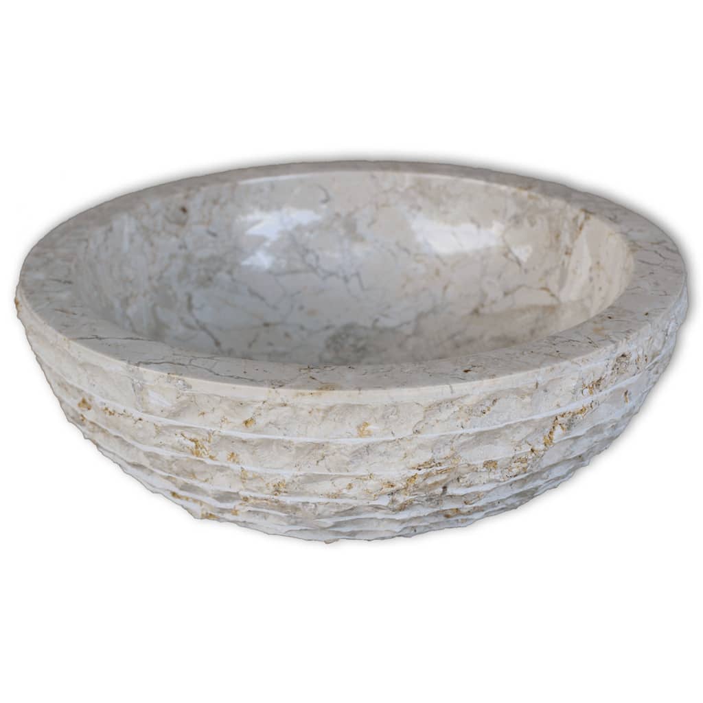 NNEVL Basin Marble 40 cm Cream-1