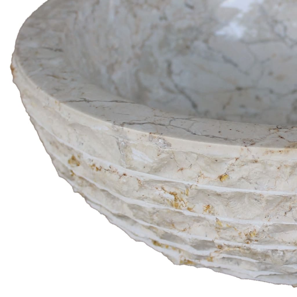 NNEVL Basin Marble 40 cm Cream-4