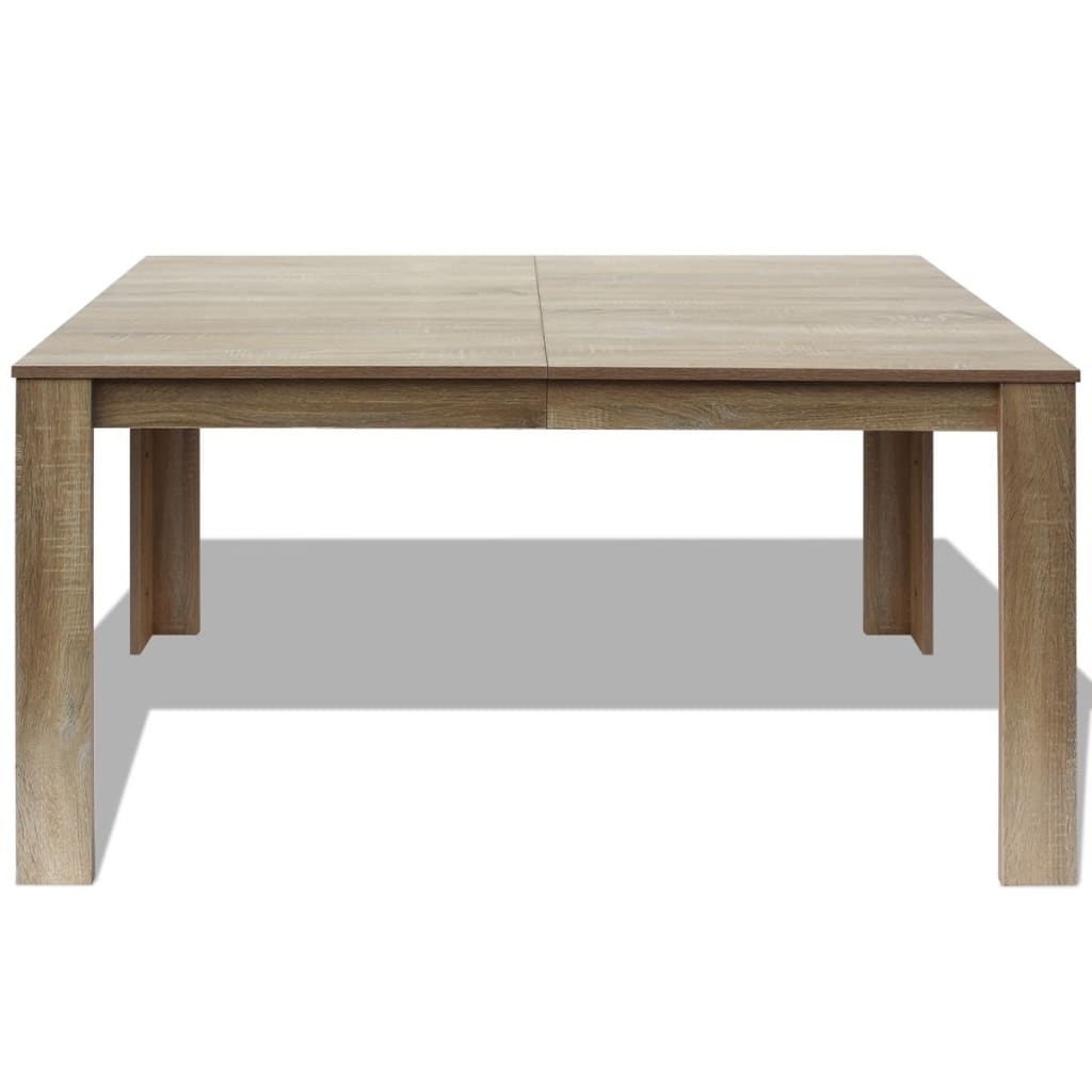 NNEVL Dining Table 140x80x75 cm Oak