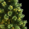 vidaXL Artificial Hinged Christmas Tree 300 LEDs 82.7"-0