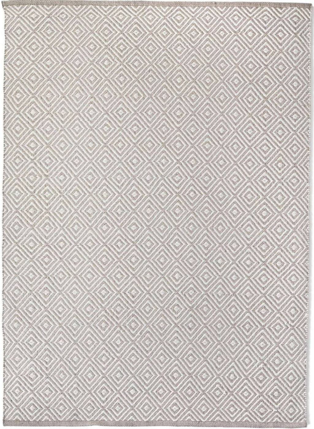 Diamond Natural Hand-woven Rug