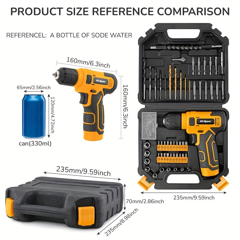 Electric Repair Tool Kit with 8V Cordless Driver-1