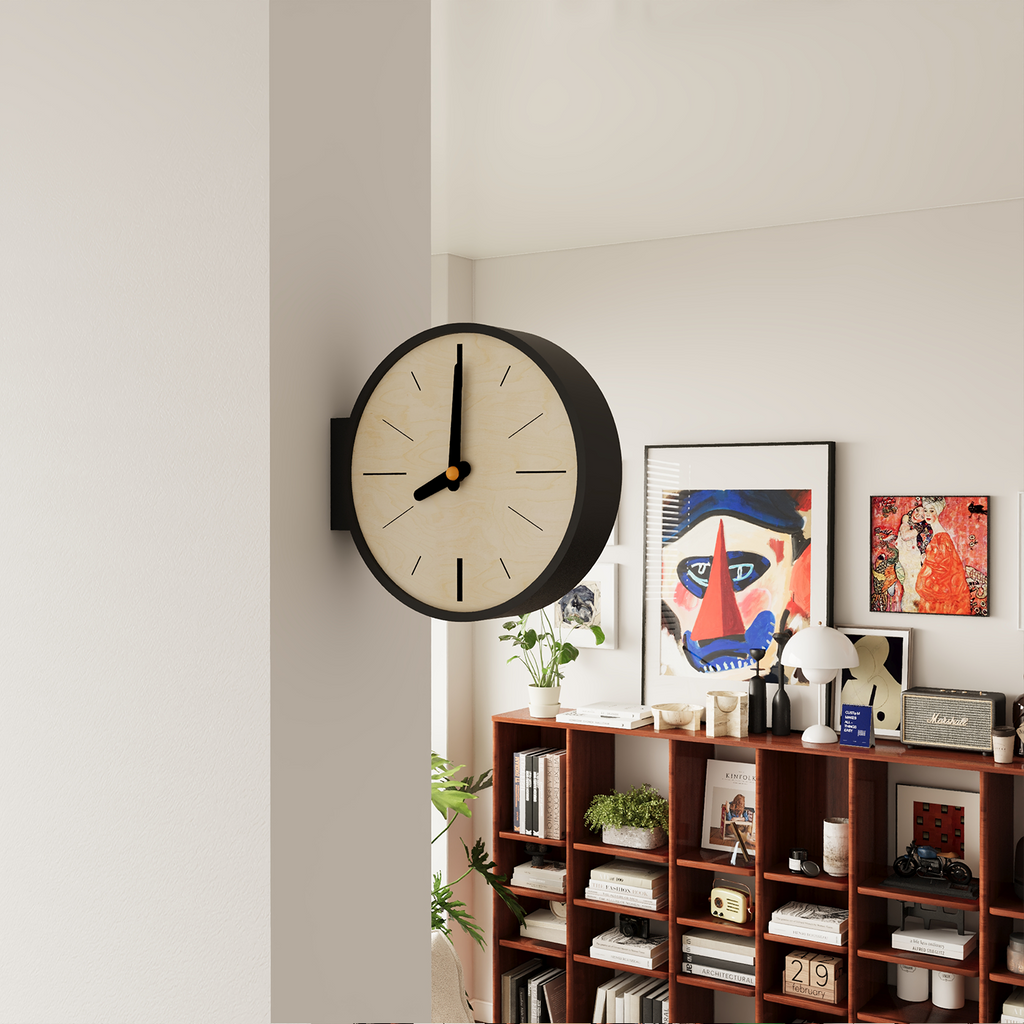 Classic Corner View Clock