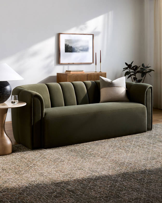Dale Olive Sofa - Galey Alix x Livabliss-3