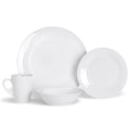 16pc White Dinner Set