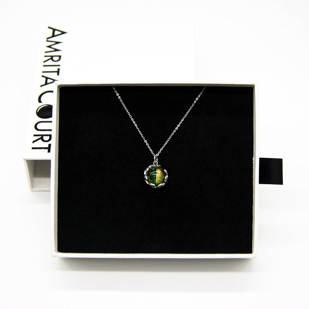 Planet Murano Aroma Necklace - Aurum Verdant | Energy & Healing | Diffuse on the go-4