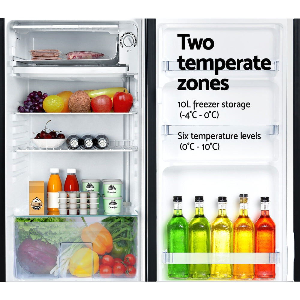 NNEDSZ 95L Bar Fridge Black
