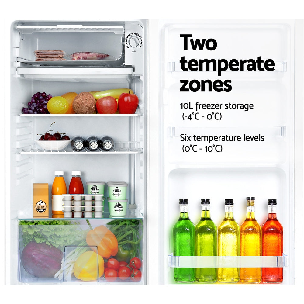 NNEDSZ 95L Bar Fridge White