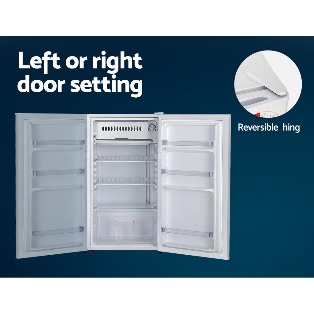 NNEDSZ 95L Bar Fridge White