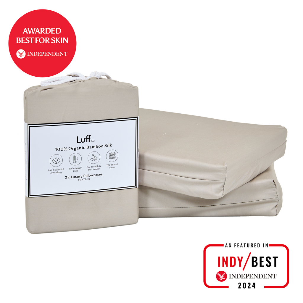 100% Organic Bamboo Silk Deep Fitted Sheet