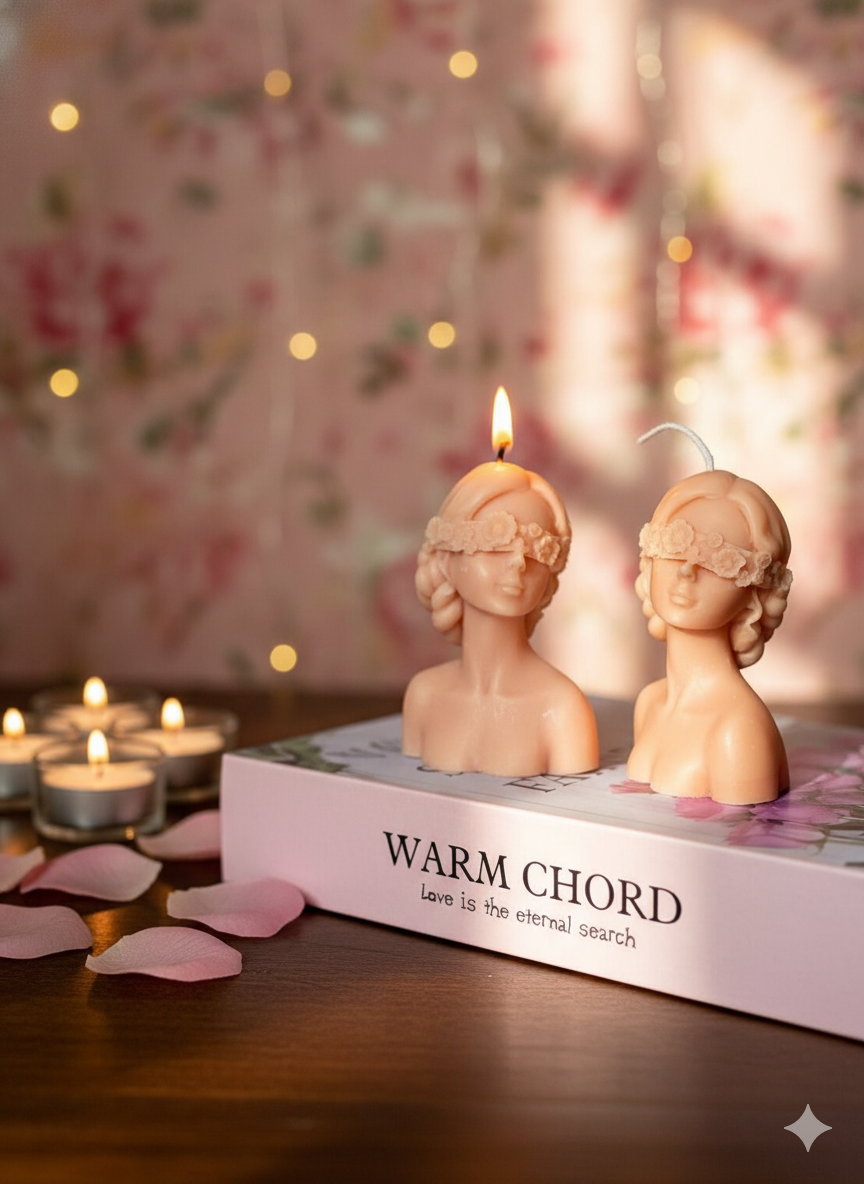 Blindfolded Flower Girl Candle-1