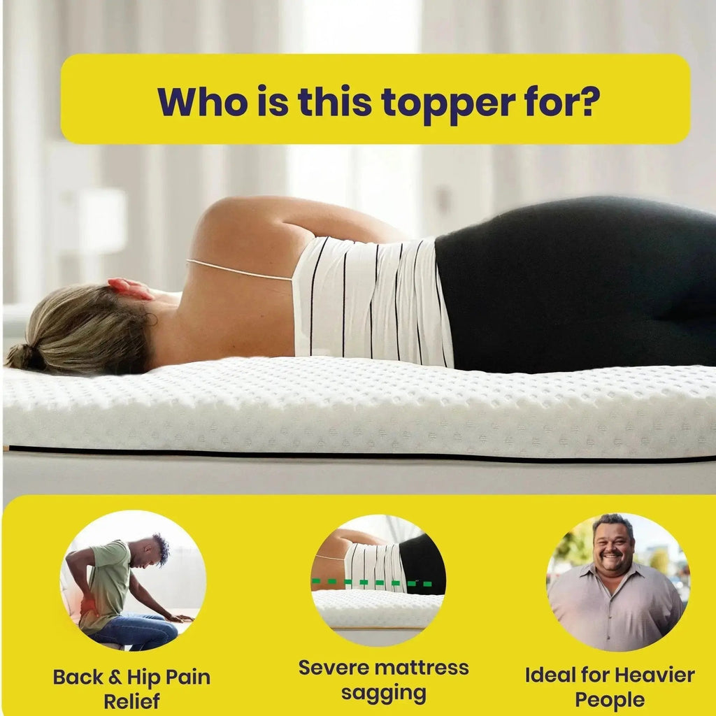 Brightr® Orthopedic Hard Mattress Topper for Back Pains