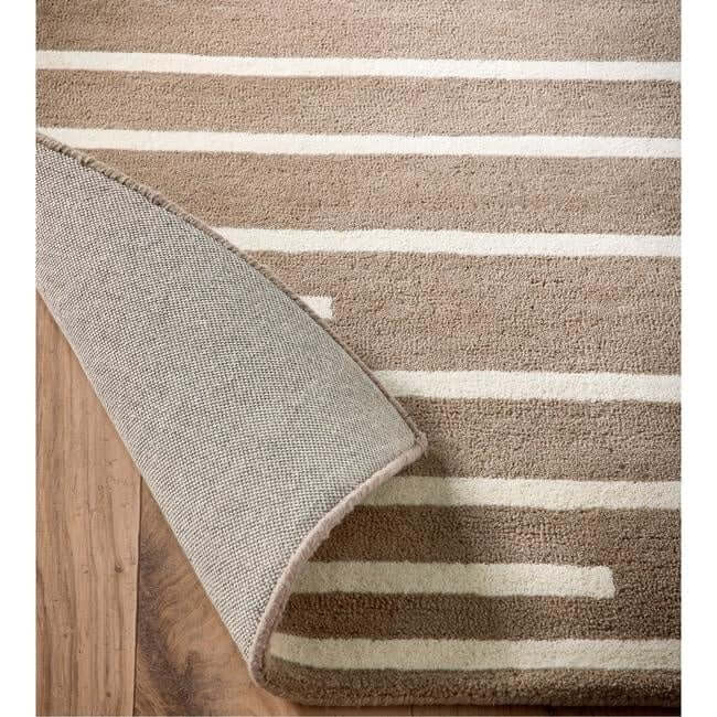 Broken Stripe Wool Rug
