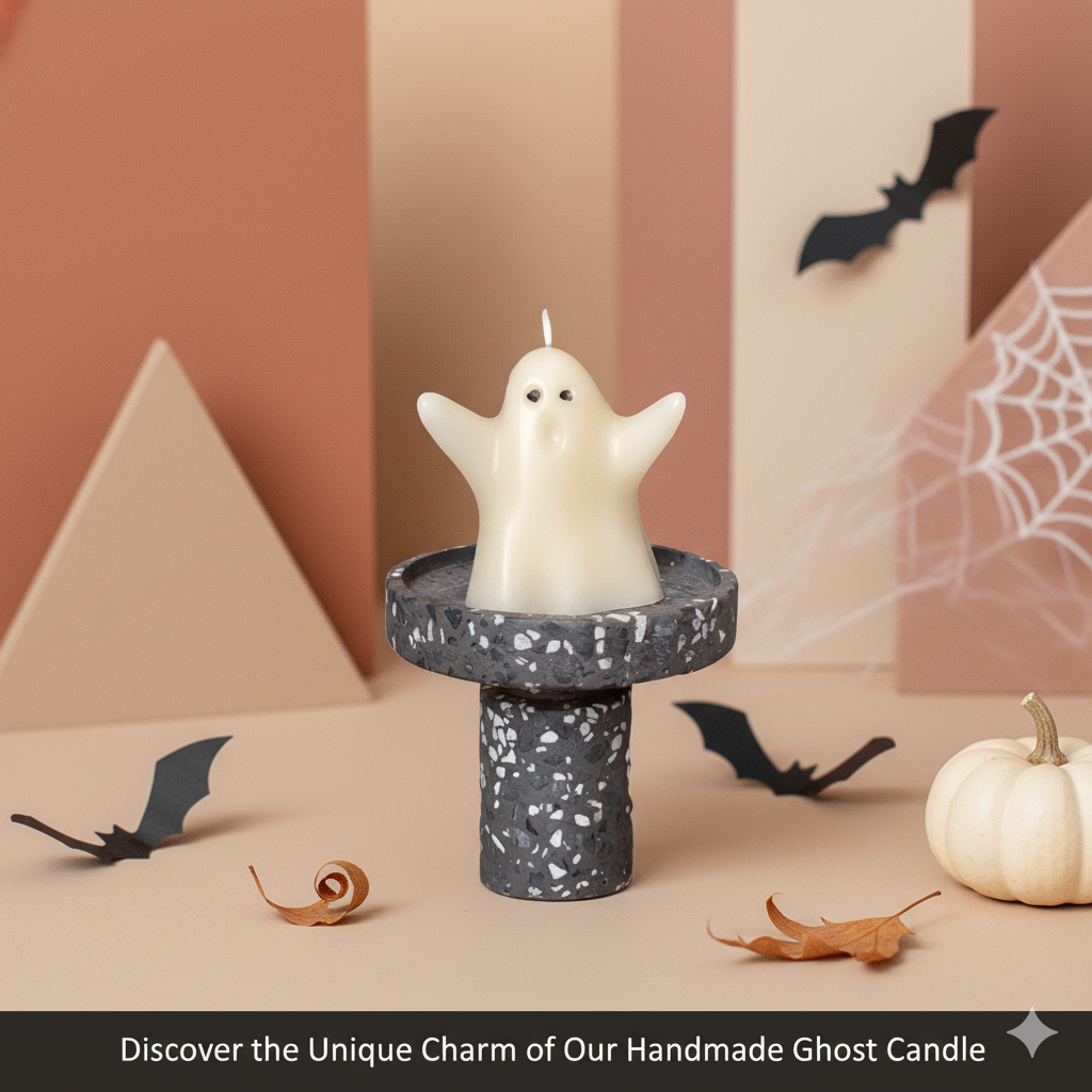 Ghost Candle for Halloween & Fall Decorating-0