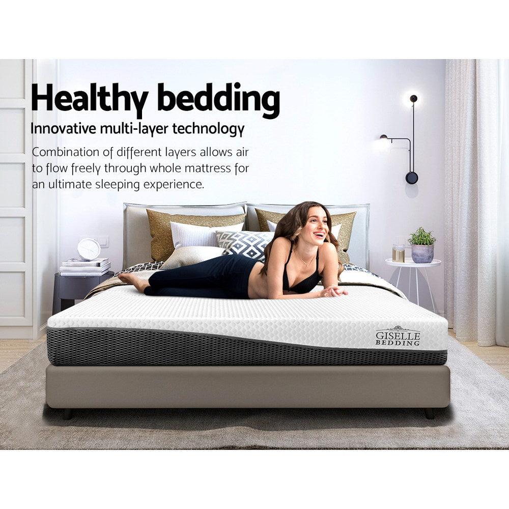NNEDSZ Bedding Queen Size Memory Foam Mattress Cool Gel without Spring