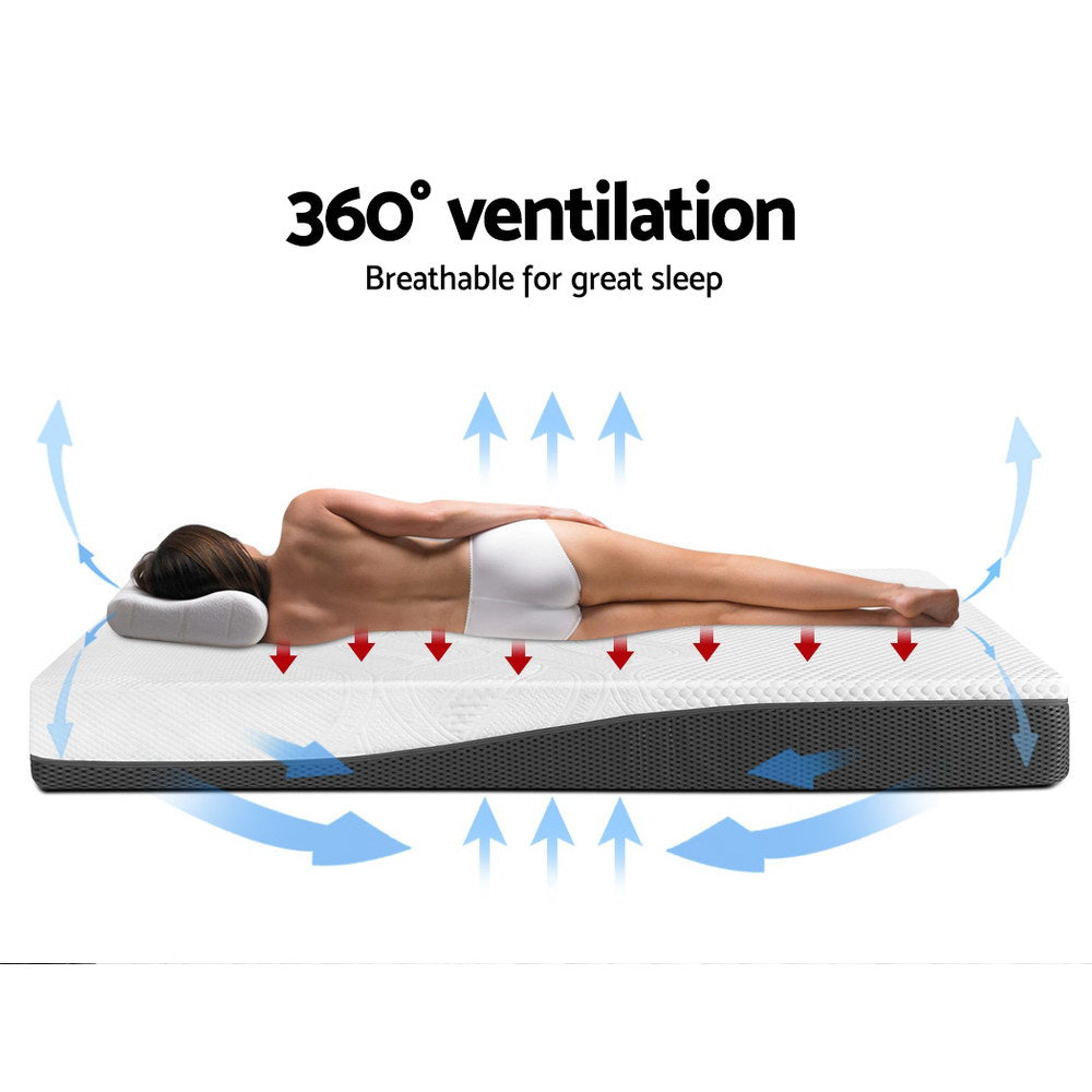 NNEDSZ Bedding Queen Size Memory Foam Mattress Cool Gel without Spring