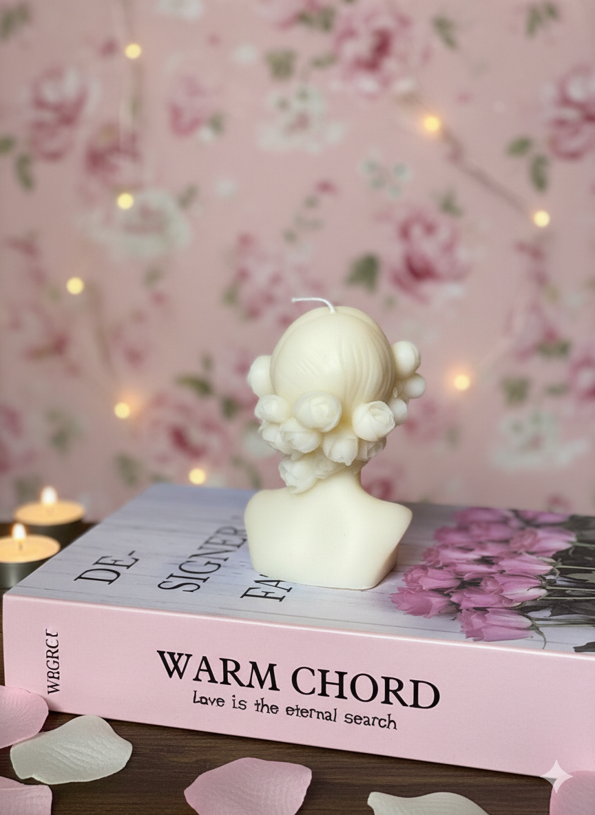 Blindfolded Flower Girl Candle-3