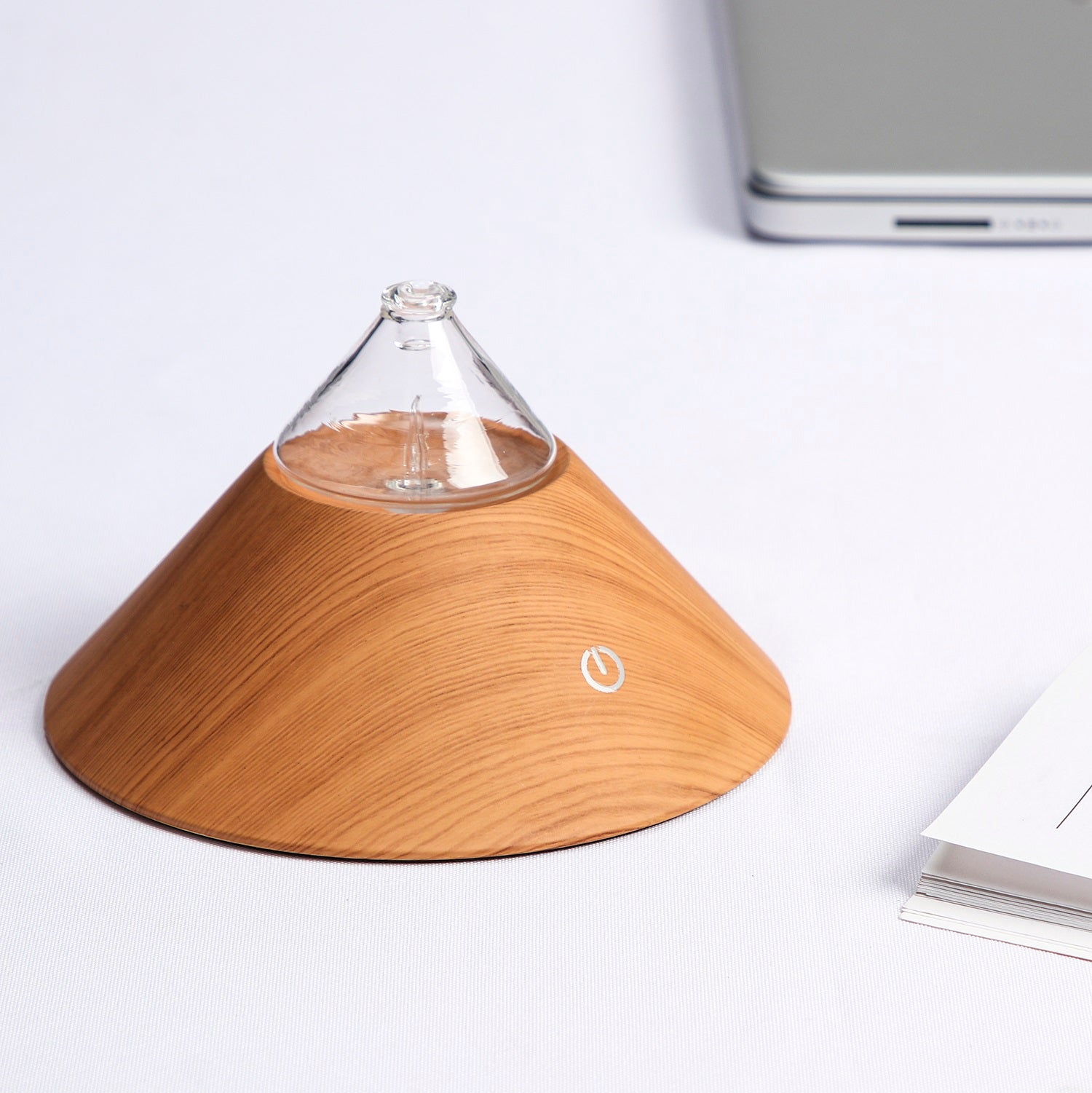 Mount Fuji Portable Nebuliser | Bamboo Waterless Diffuser | Pure Essential Oil