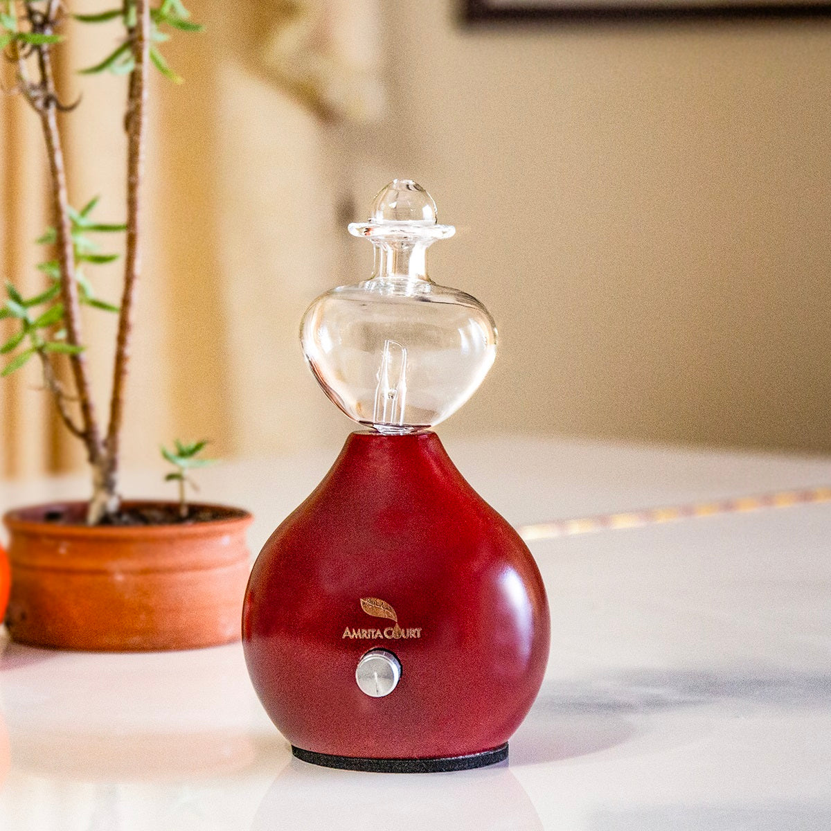 Hour Glass Waterless Aroma Diffuser | Eco-Friendly Nebuliser | Pure Essential Oil Diffusing
