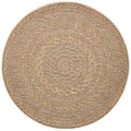 Indoor Outdoor Almendro Round Rug – Chevron Design