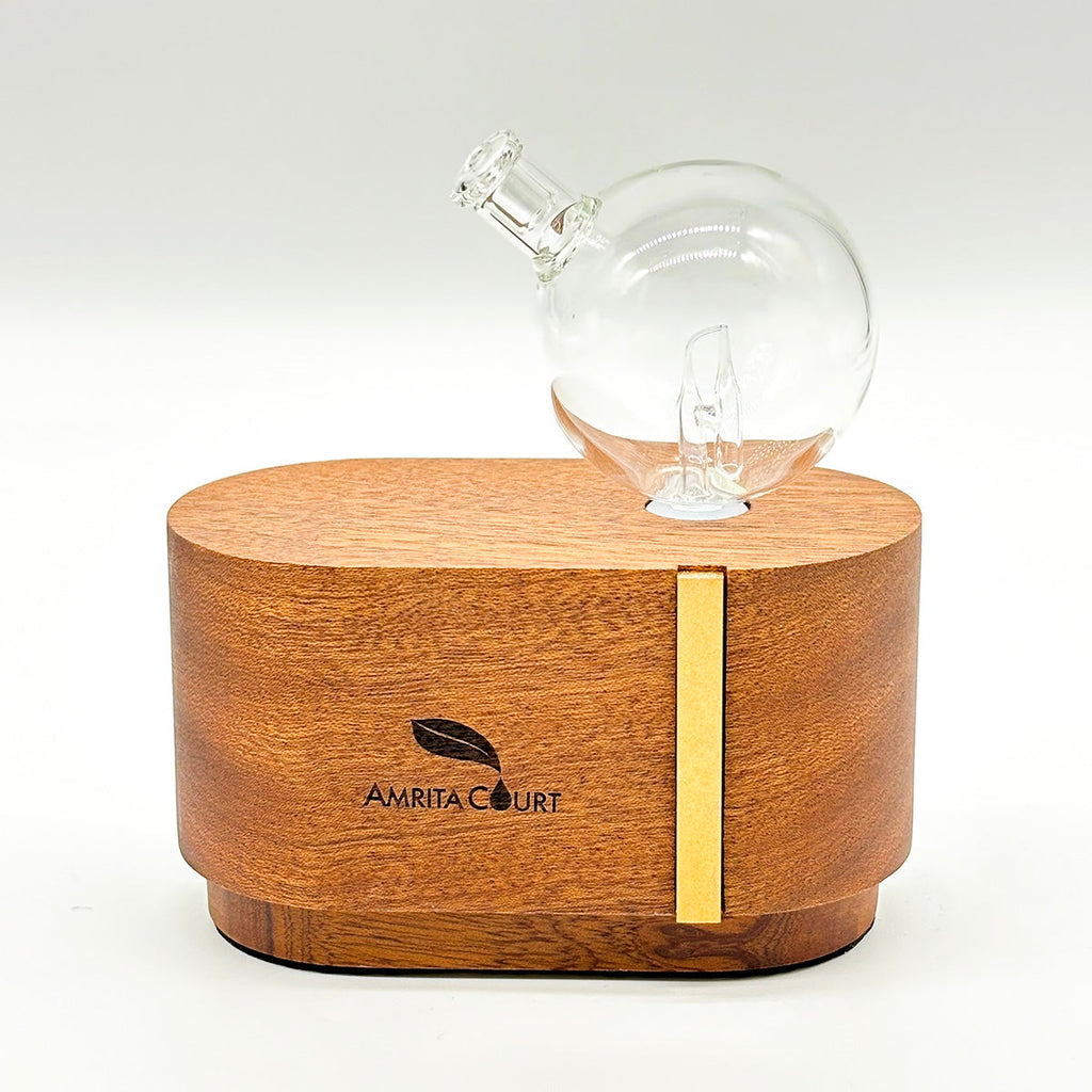Portable Mini Orb Diffuser Redwood | Waterless Aroma Diffuser | No Plastics for Essential Oil