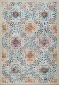 Eco-Washable Cream Rug Moroccan Design