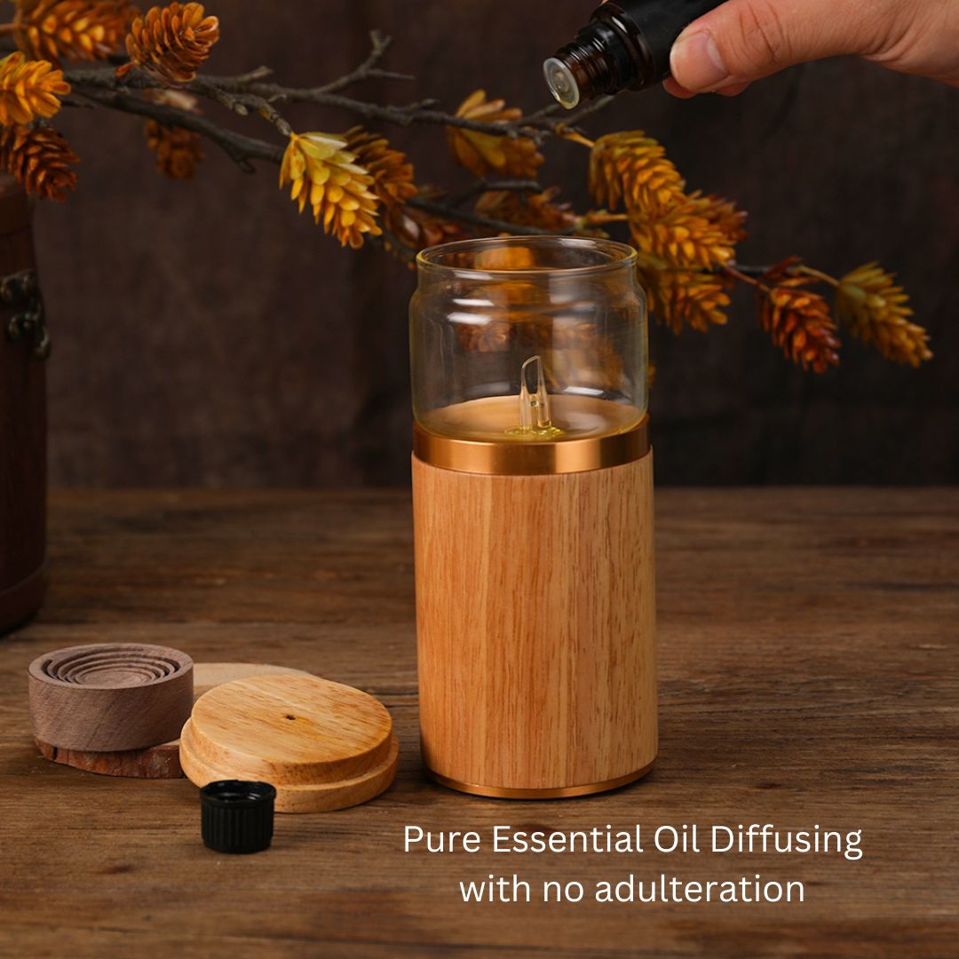 NOVA Portable Eco-Friendly Nebuliser | Waterless Diffuser | No Plastics Pure Essential Oil Diffusing