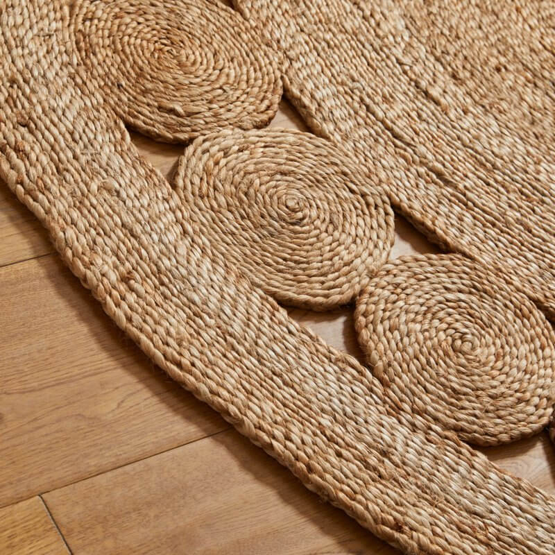 Nova Natural Circle Rug – Handwoven Round Jute Rug
