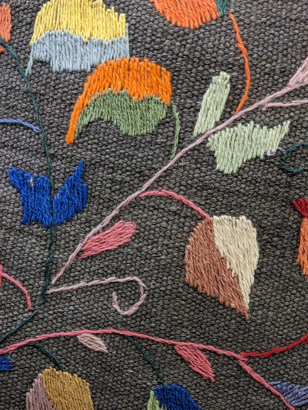 Suzani Hand Embroidered Cushion Cover - 45 x 45 cm