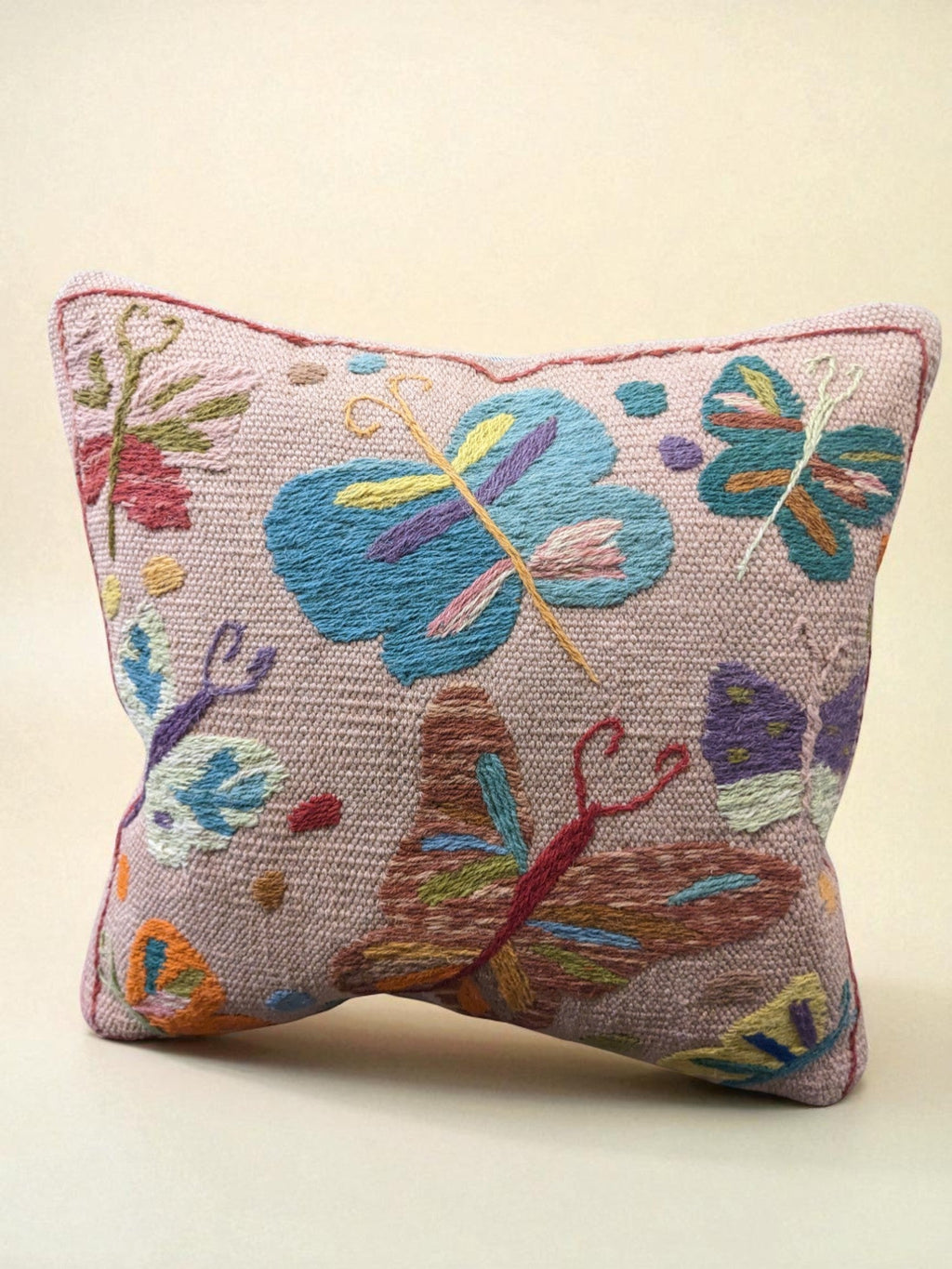 Suzani Hand Embroidered Cushion Cover - 45 x 45 cm