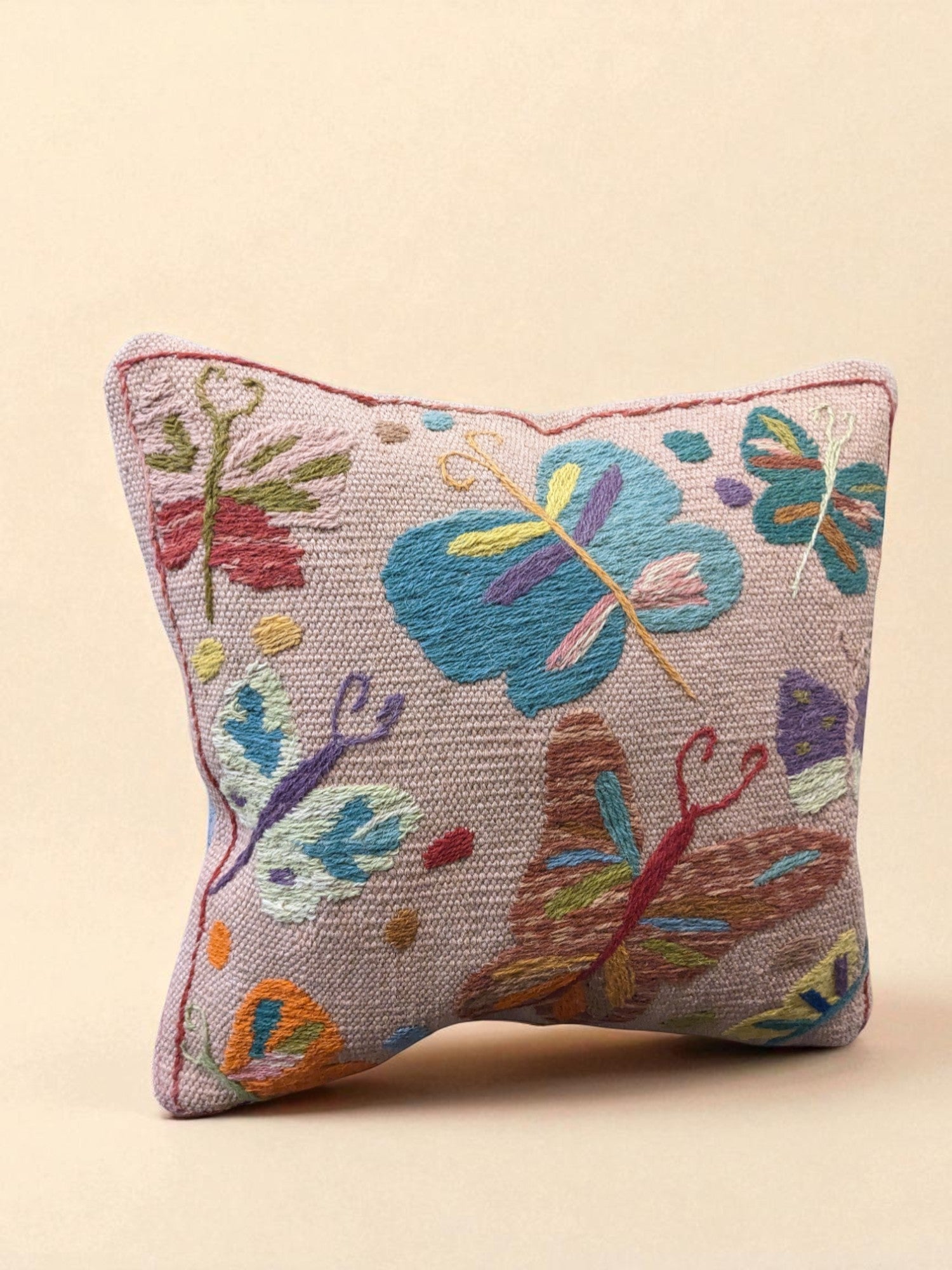 Suzani Hand Embroidered Cushion Cover - 45 x 45 cm