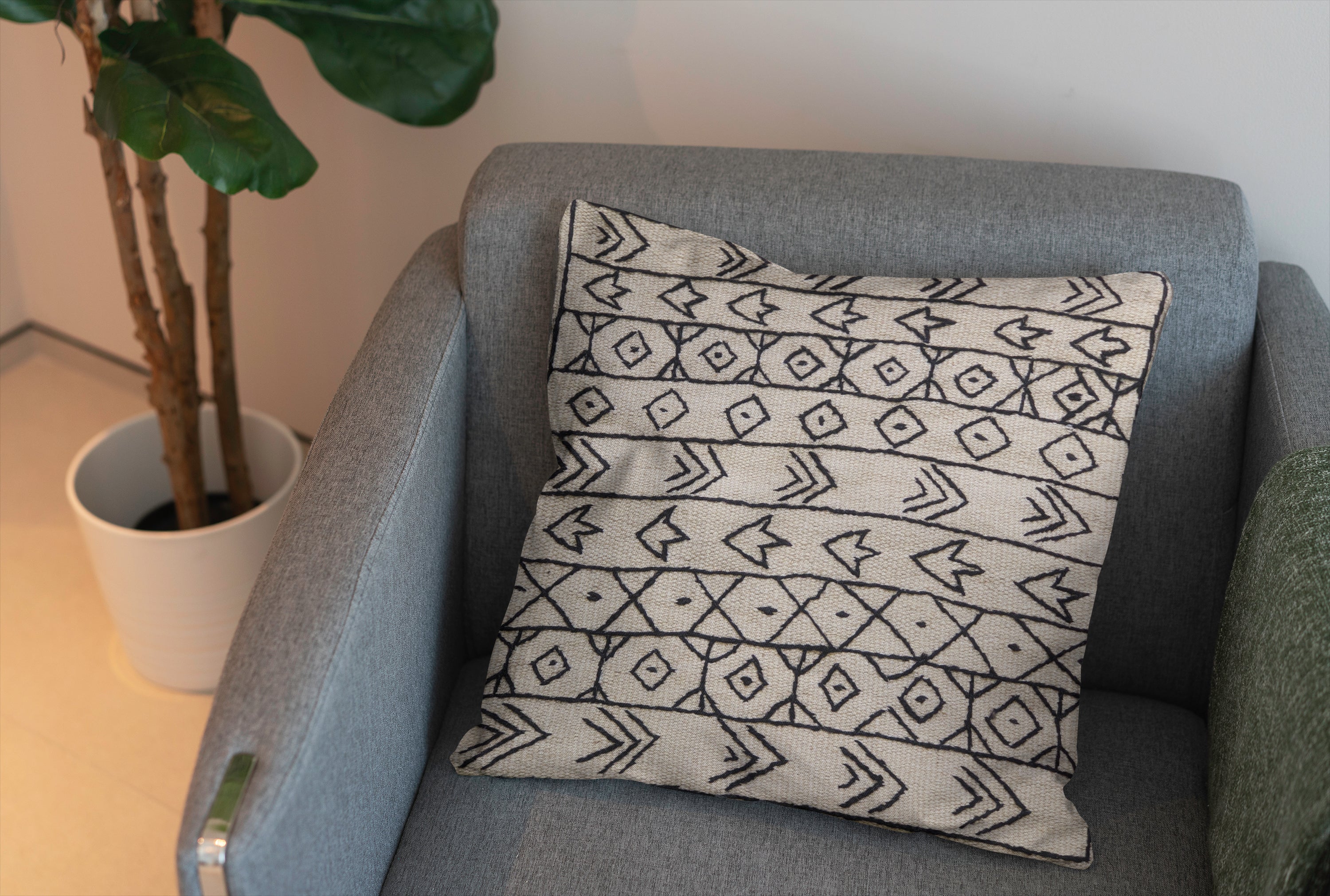 Suzani Hand Embroidered Cushion Cover - 45 x 45 cm