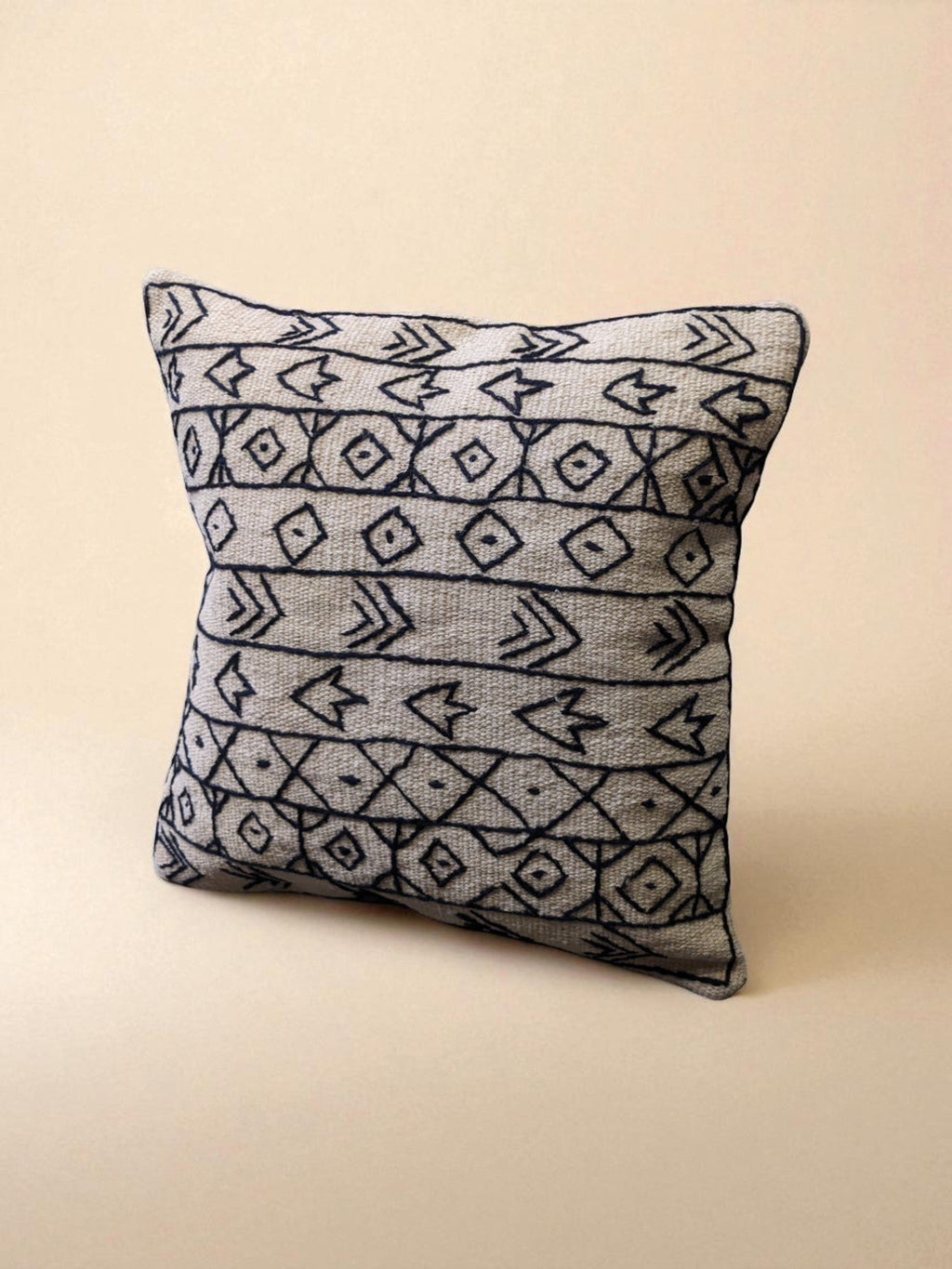 Suzani Hand Embroidered Cushion Cover - 45 x 45 cm