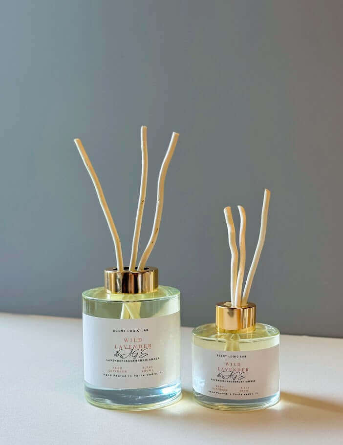 Wild Lavender Reed Diffuser – 100ml & 200ml | Hand-Poured Aroma for Home or Office-2