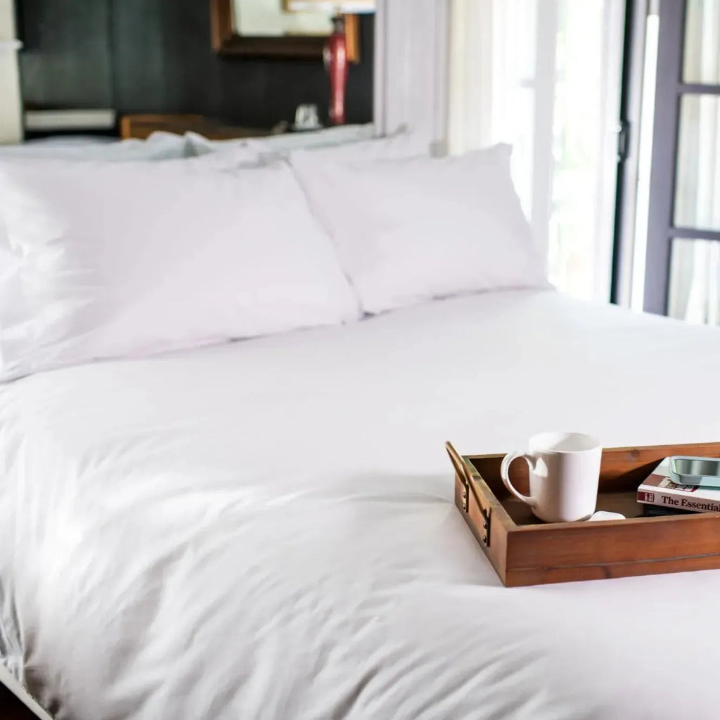 T-300 White Combed Cotton Sheets