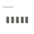 M10 Threaded Zinc Alloy Pipe Nipple Lamp Repair Part 20mm Long 5pcs~2899